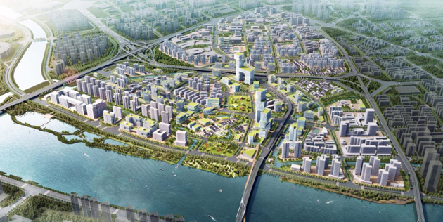 江南CBD鳥瞰效果圖（圖片來源于網(wǎng)絡(luò)）